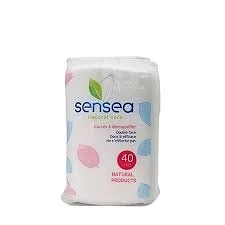 SENSEA SOFT CARRES DISQUES A DEMAQUILLER BOITE DE 40