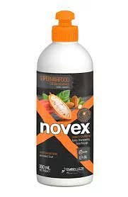 NOVEX LEAVE IN SUPERFOOD CACAO AMANDE CONDITIONNEUR SANS RINÇAGE 300ML