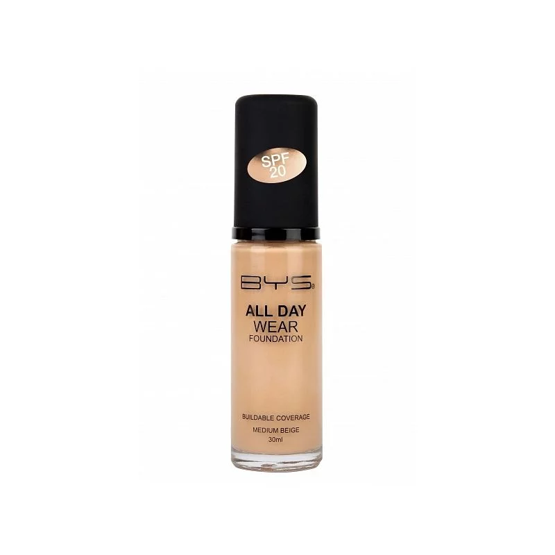 BYS ALL DAY WEAR FOUNDATION SPF20 MEDIUM BEIGE