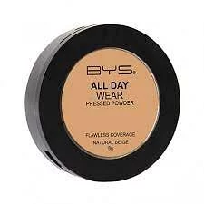 BYS ALL DAY WEAR PRESSED POWDER FLAWLESS COVERAGE NATURAL BEIGE