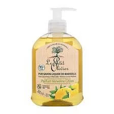 LE PETIT OLIVIER PUR SAVON LIQUIDE DE MARSEILLE PARFUM VERVEINE CITRON 300ML