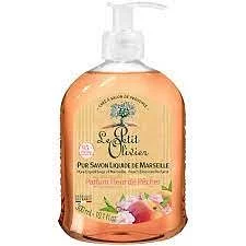 LE PETIT OLIVIER PUR SAVON LIQUIDE DE MARSEILLE PARFUM FLEUR DE PECHE 300ML