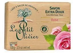 LE PETIT OLIVIER SAVON EXTRA DOUX ROSE 100G