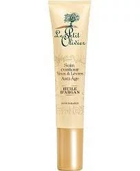 LE PETIT OLIVIER SOIN CONTOUR DES YEUX ET LEVRES ANTI-AGE HUILE D'ARGAN 15ML