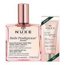 NUXE PACK HUILE PRODIGIEUSE FLORAL 100ML + PRODIGIEUX FLORAL GELEE DE DOUCHE PARFUMEE 30ML OFFERT 