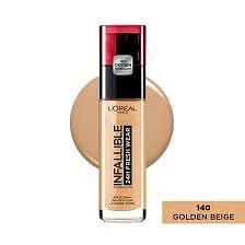 L'ORÉAL PARIS FOND DE TEINT INFAILLIBE FRESH WEAR BEIGE DORE 140 30ML