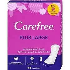 CAREFREE PLUS LARGE BOITE DE 48 PROTEGE SLIPS