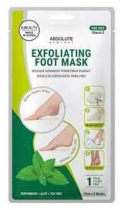 Absolute New York Exfoliating Foot Mask Masque Gommant Pour Pieds Parfait One Size Vitamine E Reference A613