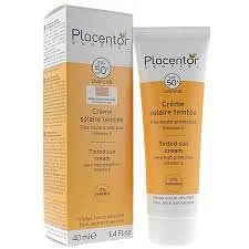 Placentor Creme Solaire Teintee Spf50 40ml Reference P10002