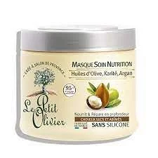 LE PETIT OLIVIER MASQUE SOIN NUTRITION HUILE D'OLIVE KARITE ARGAN 330ML