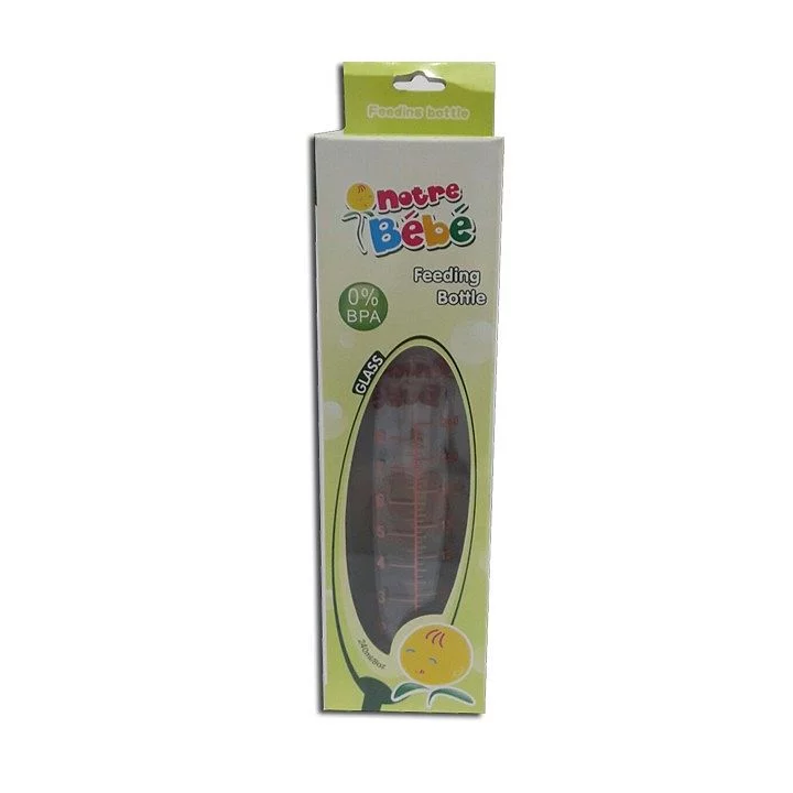 Notre Bebe Biberon Feeding Bottle En Verre Decore 240ml Reference Bd171a