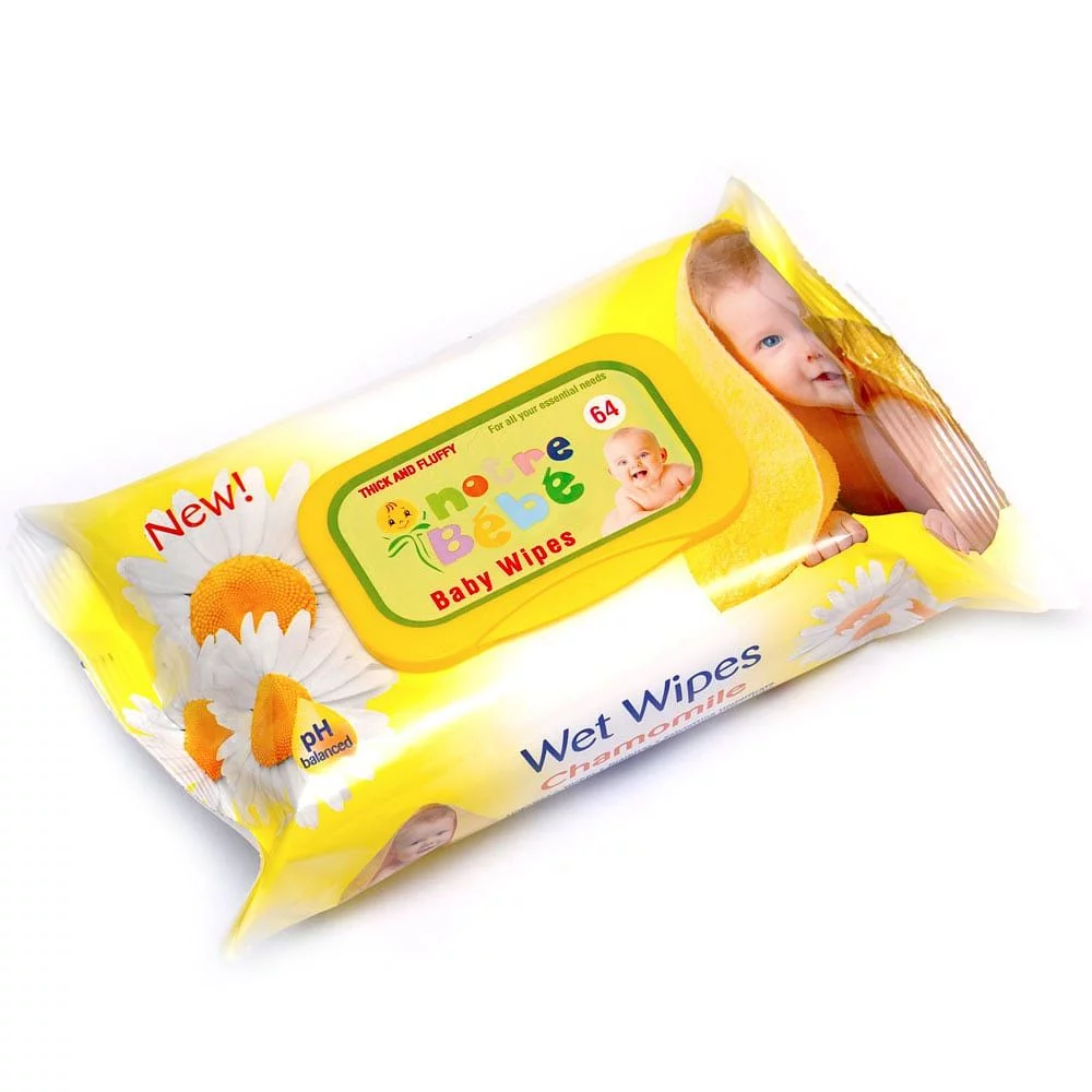 Notre Bebe Lingettes Wipes Boite De 64