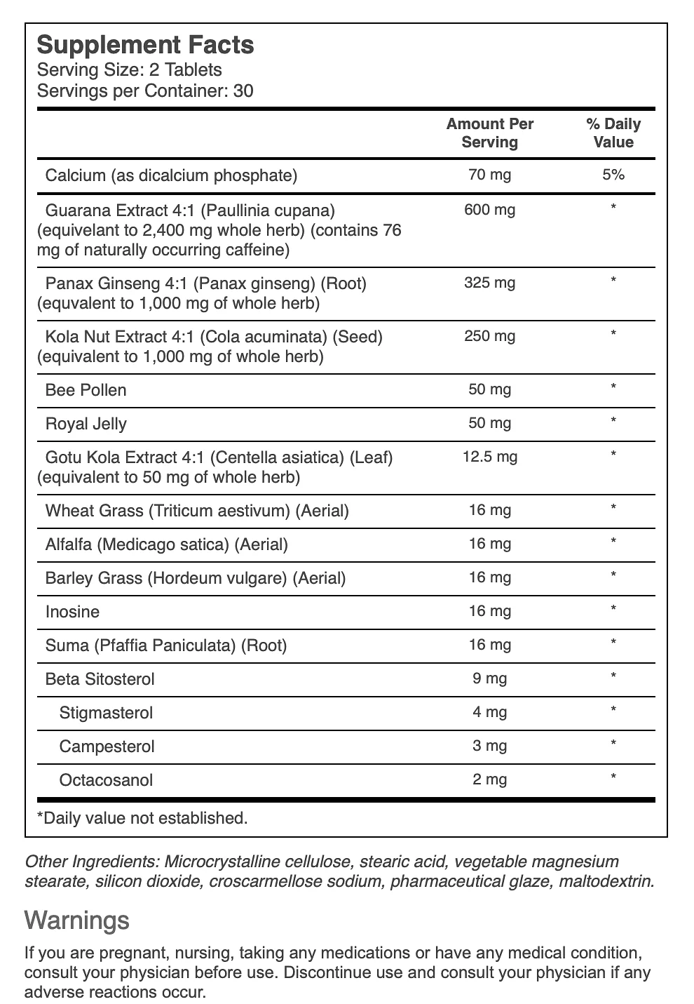 Mason Natural Super Energy Boite De 60 Comprimes