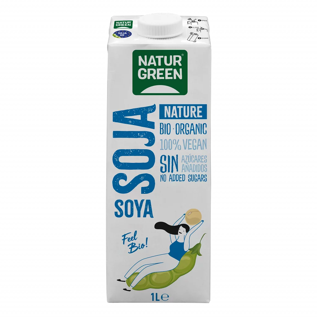 NATURGREEN BOISSON SOJA NATURE 1L