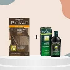 BIOKAP NUTRICOLOR 7.1 140ML + SHAMPOOING NOURRISSANT REPARATEUR