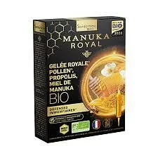 SANTAROME BIO MANUKA ROYAL GINSENG MIEL DE MANUKA BOITE DE 20 AMPOULES