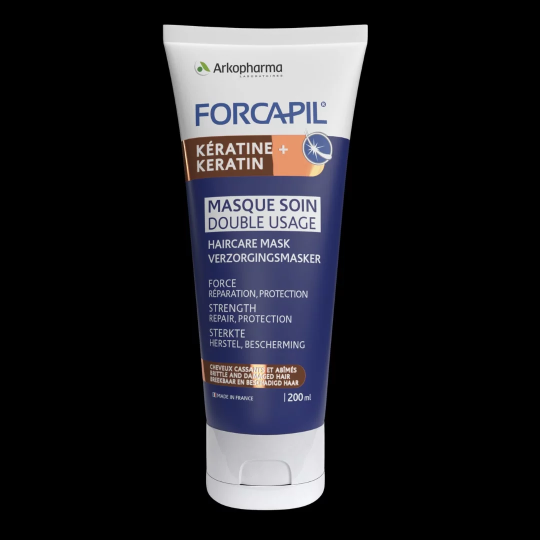 FORCAPIL MASQUE CHEVEUX KERATINE MASQUE SOIN DOUBLE USAGE 200ML
