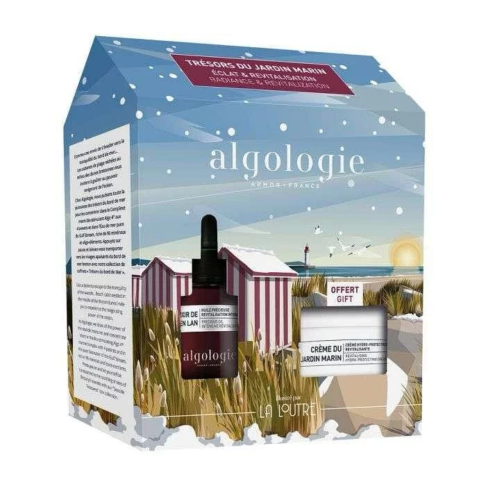 ALGOLOGIE COFFRET TRESORS DU JARDIN MARIN ELIXIR DE PEN LAN 30ML + CREME DU JARDIN MARIN 50ML