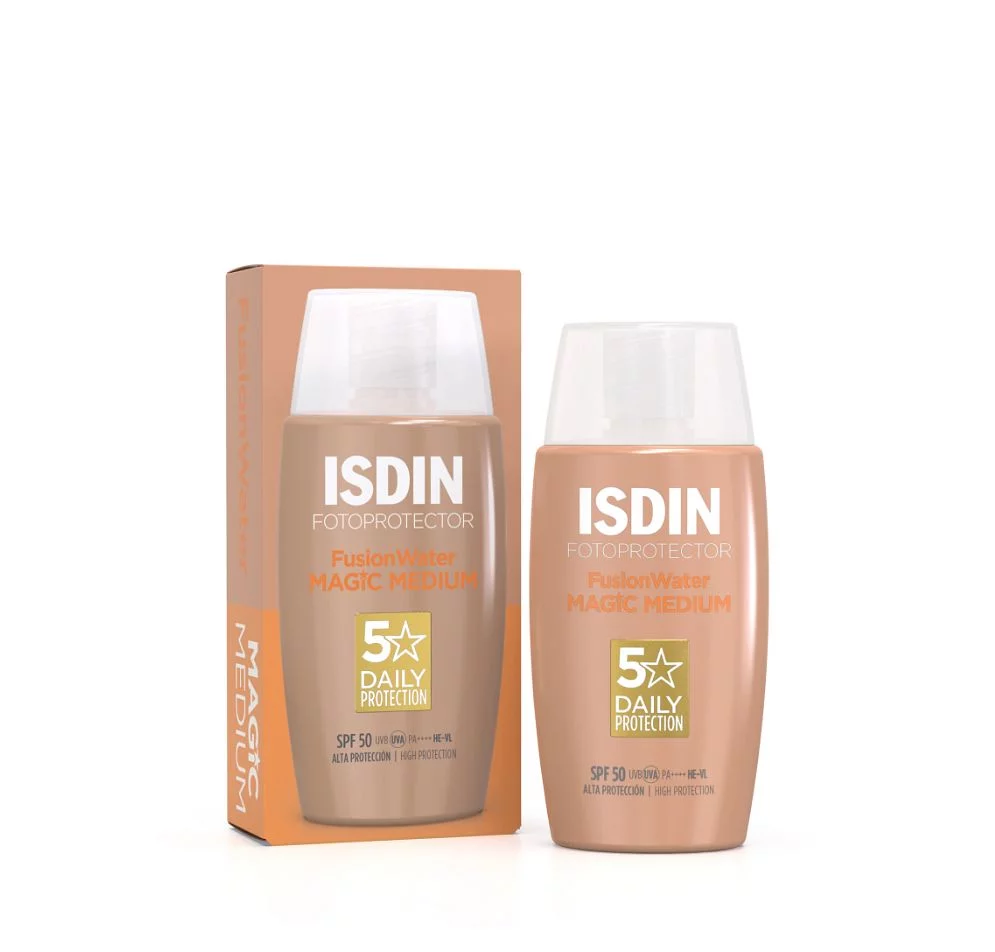 ISDIN FOTOPROTECTOR FUSION WATER TEINTE MEDIUM SPF 50+ 50ML