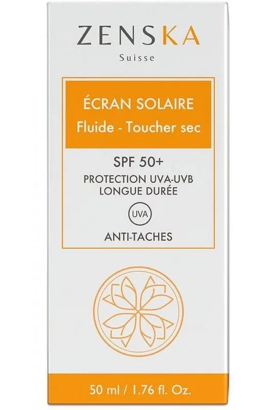 Zenska Pack Ecran Solaire Fluide Toucher Sec Spf50+ 50ml*2