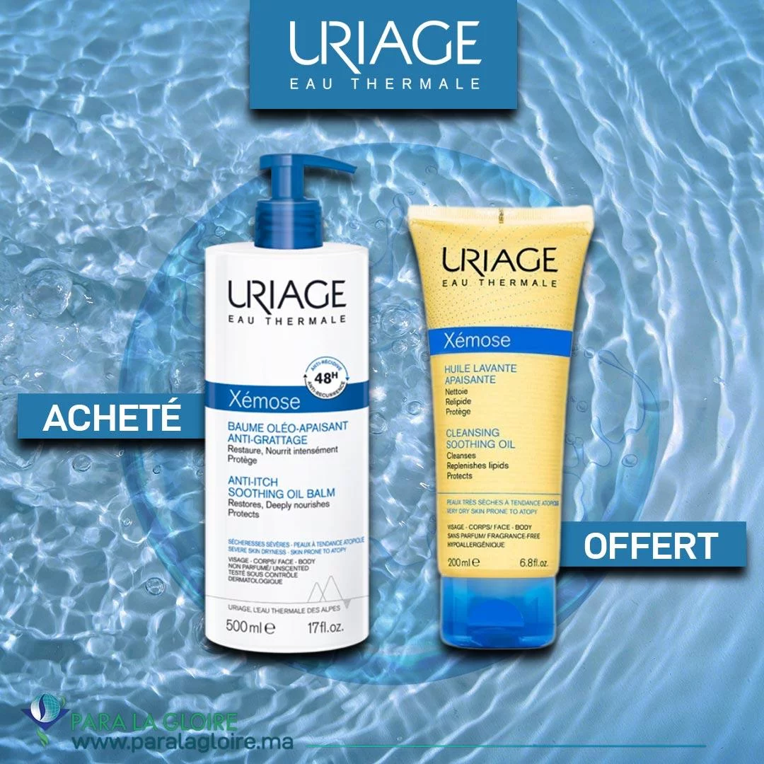 URIAGE COFFRET XEMOSE BAUME OLEO 200ML + XEMOSE HUILE LAVANTE 200ML