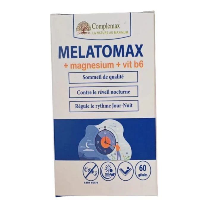 COMPLEMAX MELATOMAX 2MG + 170MG BOITE DE 60 GELULES