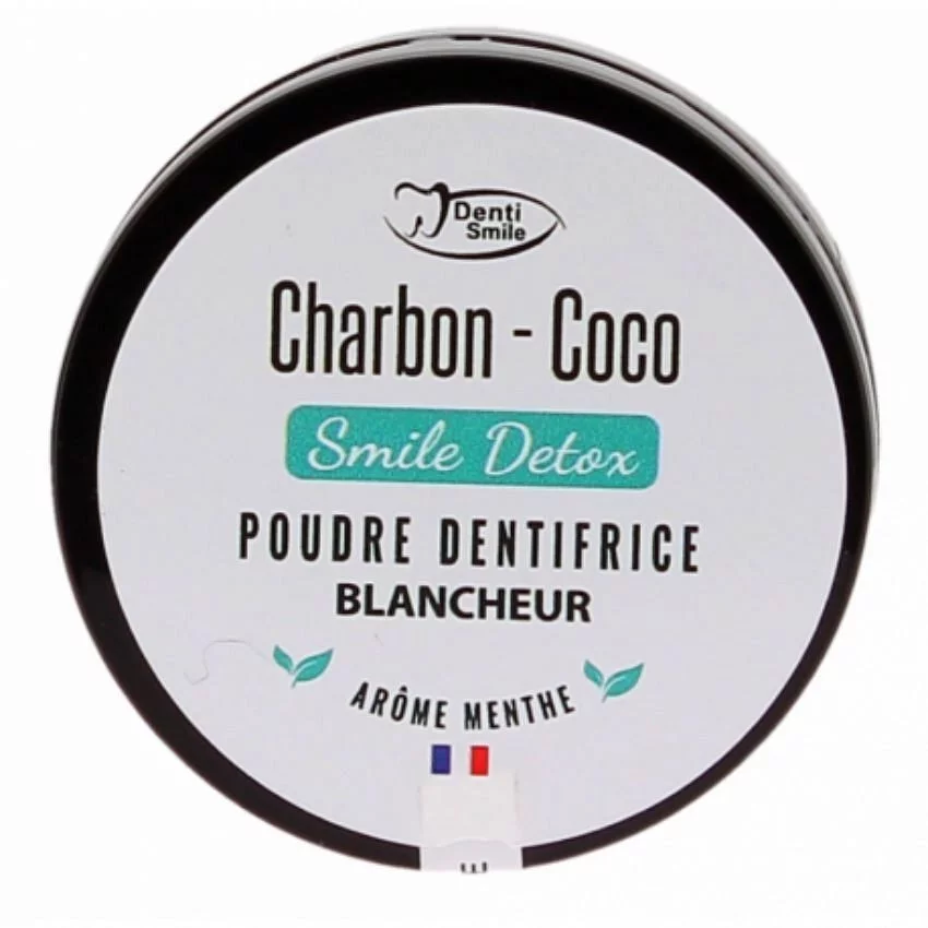 DENTI SMILE BLANCHEUR POUDRE POT BICARBONAT ARGILE 10G