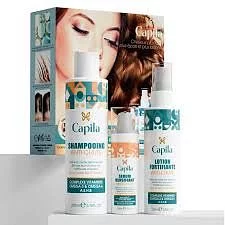 Capila Pack Shampooing Anti-chute 200ml + Serum Densifiant Anti-chute 30ml + Lotion Fortifiante Anti Chute 125ml