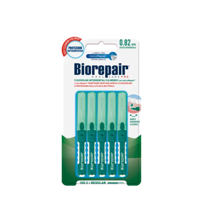 BIOREPAIR BROSSETTES INTERDENTAIRES REUTILISABLES 0.82MM BOITE DE 5