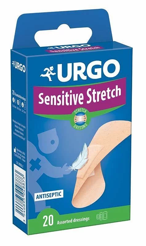 URGO SENSITIVE STRETCH BOITE DE 20