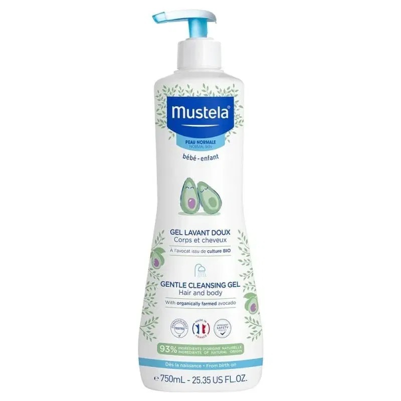 MUSTELA GEL LAVANT DOUX CORPS ET CHEVEUX AVOCAT 750ML