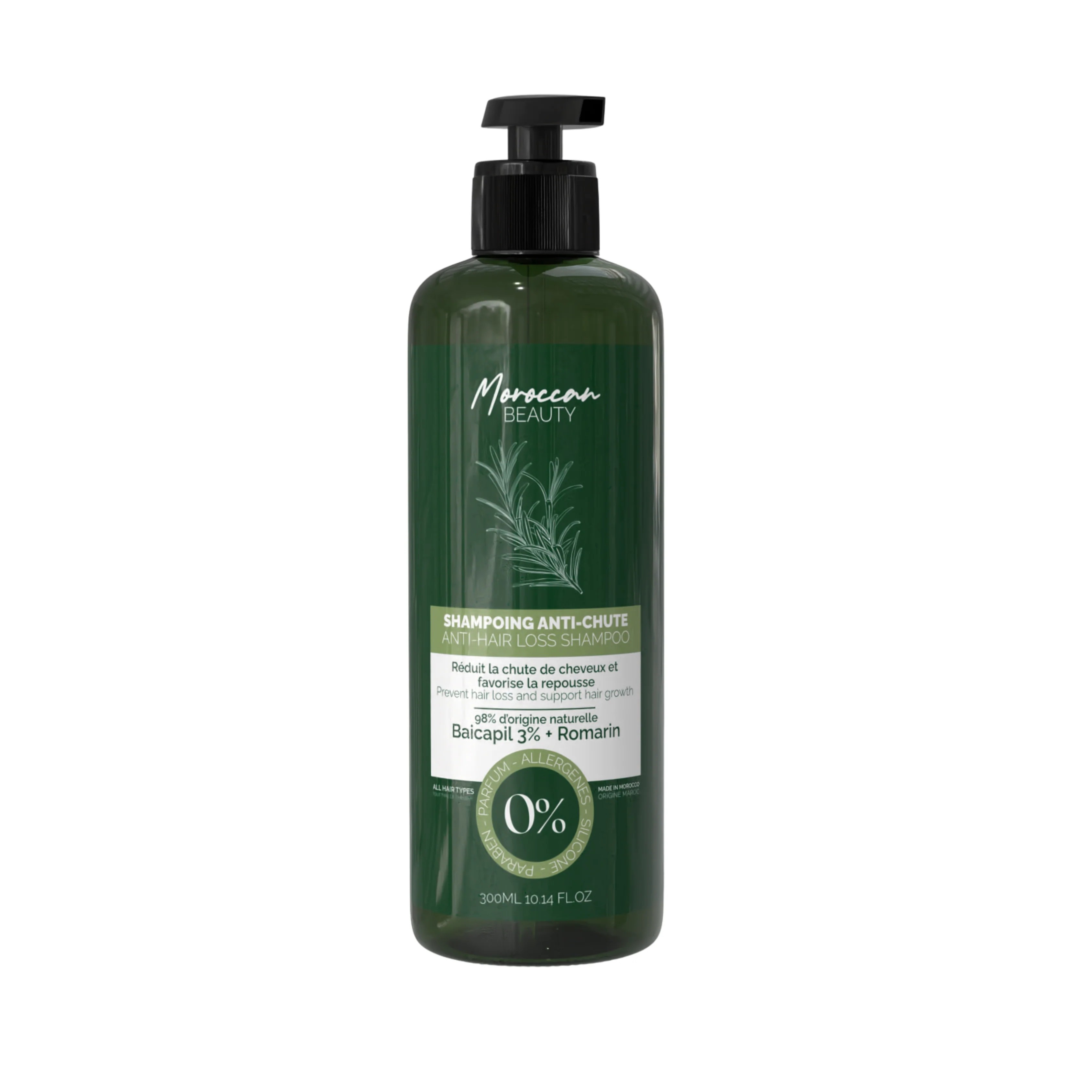 MOROCCAN BEAUTY SHAMPOOING NATUREL ANTI-CHUTE & REPOUSSE 300ML