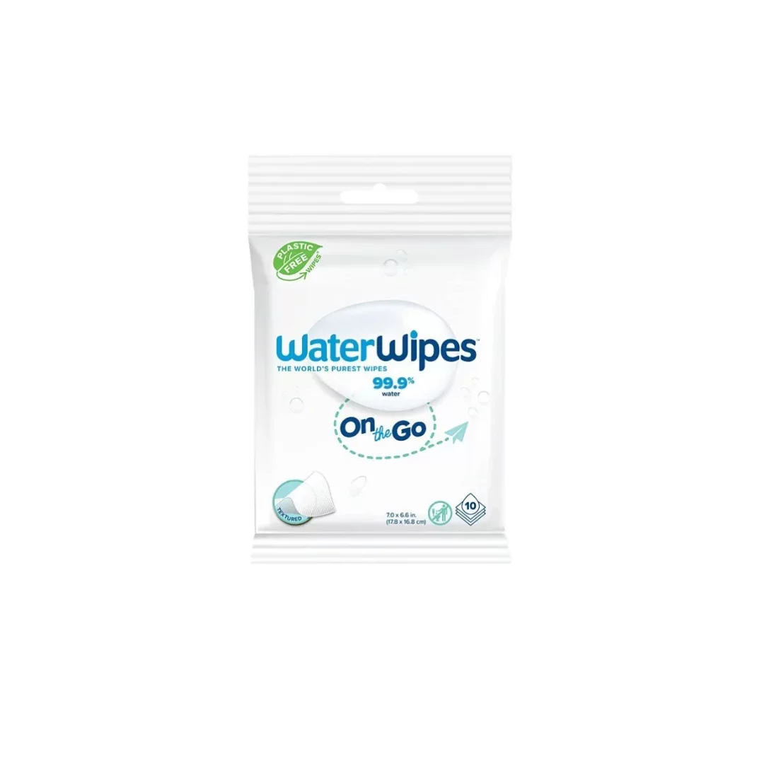 WATERWIPES LINGETTES FORMAT VOYAGE BOITE DE 10