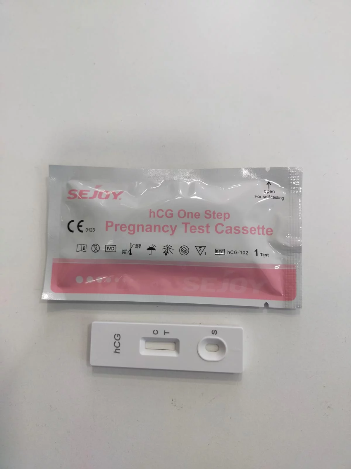 SEJOY HCG ONE STEP TEST GROSSESSE /UNITE