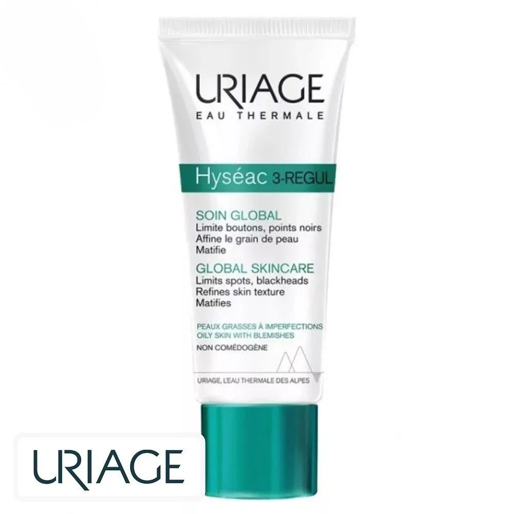 URIAGE HYSEAC 3-REGUL+ SOIN GLOBAL ANTI IMPERFECTIONS PEAUX GRASSES 40ML
