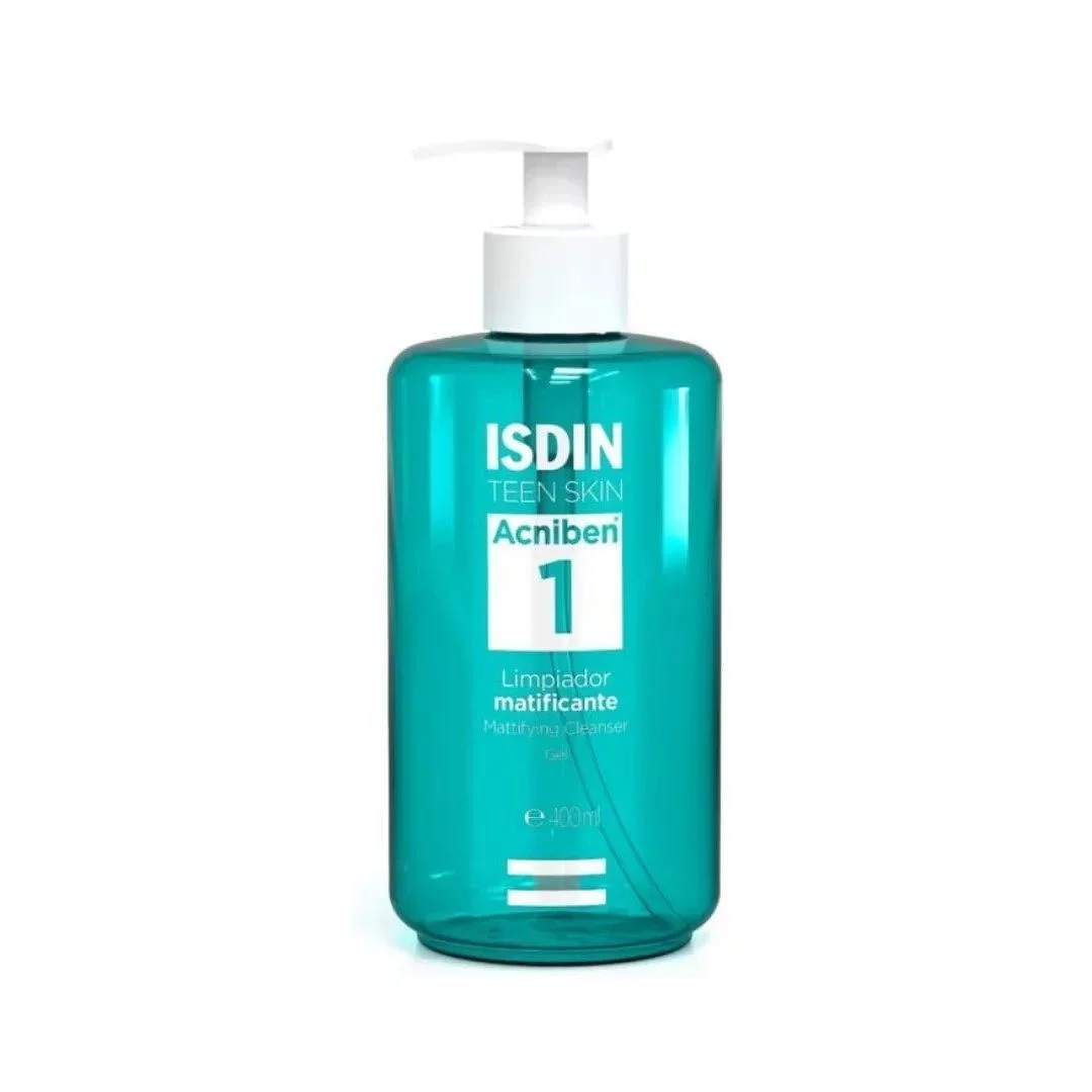 ISDIN ACNIBEN 1 OILY SKIN MATTIFYING CLEANSER GEL 400ML