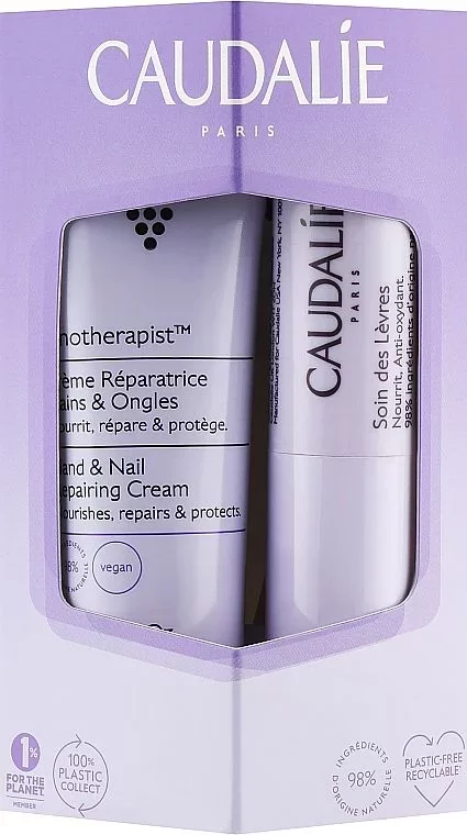 CAUDALIE PACK VINOTHERAPIST CREME REPARATRICE 30ML + SOIN DES LEVRES 4.5G