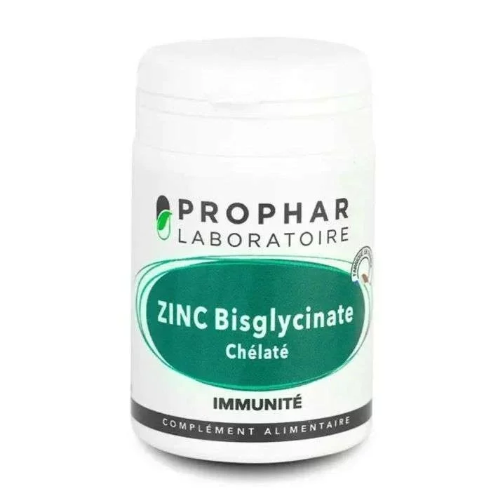 PROPHAR ZINC BISGLYCINATE BOITE DE 50 GELULES 