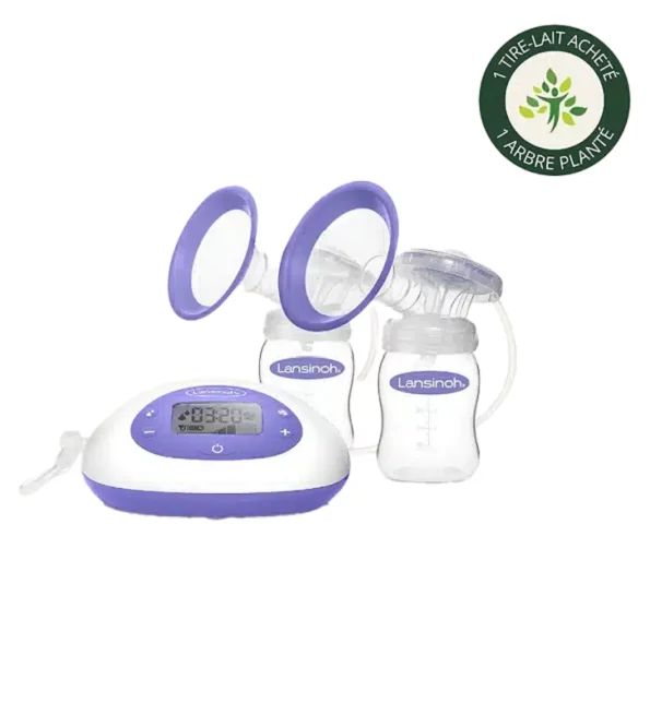 LANSINOH TIRE LAIT ELECTRIQUE DOUBLE 2 EN 1