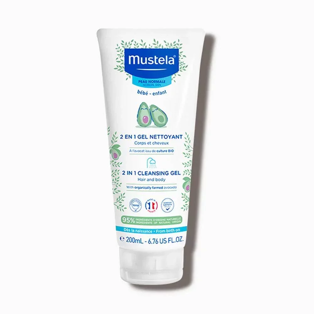 MUSTELA 2 EN 1 GEL NETTOYANT CHEVEUX ET CORPS 200ML