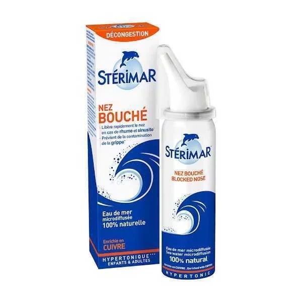 STERIMAR NEZ BOUCHE HYPERTONIQUE 50ML