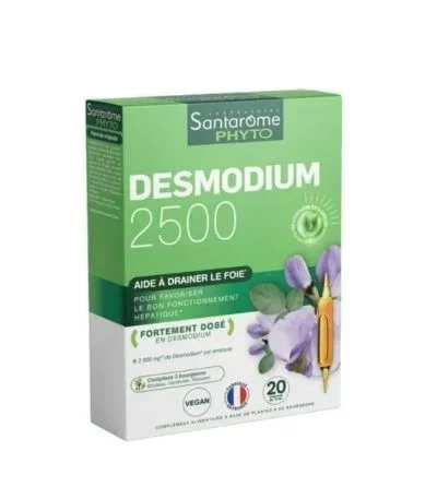 SANTAROME PHYTO DESMODIUM 2500 BOITE DE 20 AMPOULES