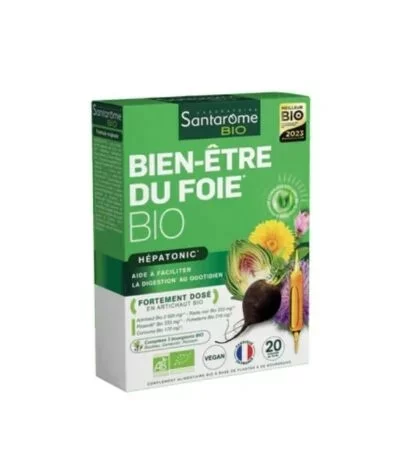 SANTAROME BIO BIEN-ETRE DU FOIE B20 AMPOULES DE 10ML