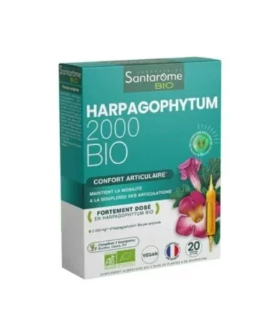 SANTAROME BIO HARPAGOPHYTUM 10ML BOITE DE 20 AMPOULES