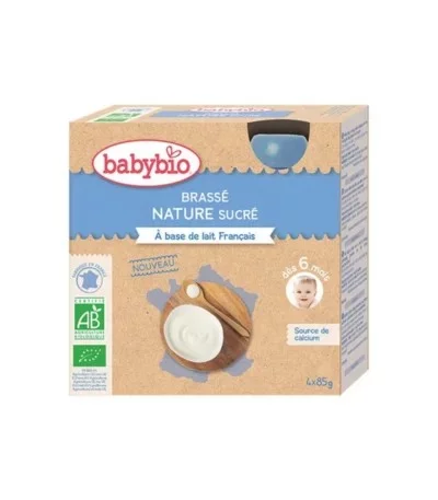 VITABIO GOURDE BRASSE AU LAIT DE VACHE NATURE 4*85G