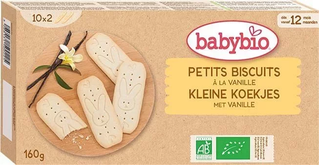 BABYBIO PETITS BISCUITS VANILLE +12MOIS 160G
