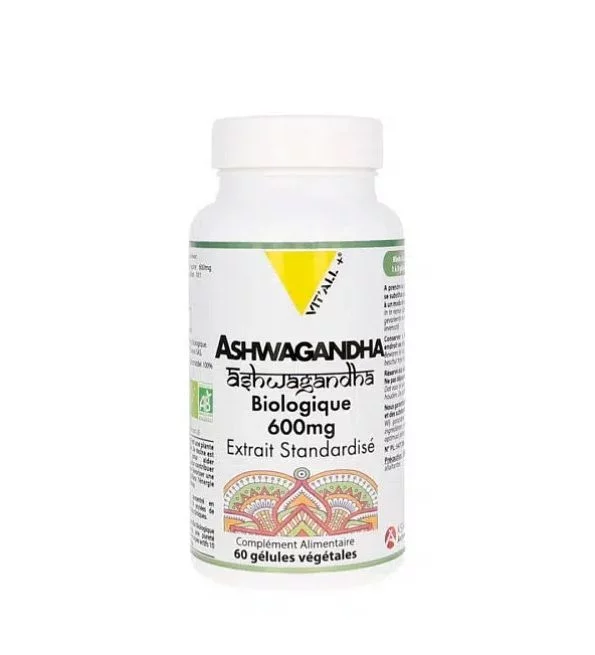 VITALL+ ASHWAGANDHA 600MG BOITE DE 60 CAPSULES