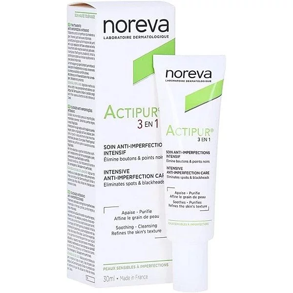 NOREVA ACTIPUR 3 EN 1 SOIN INTENSIF ANTI-IMPERFECTIONS 30ML