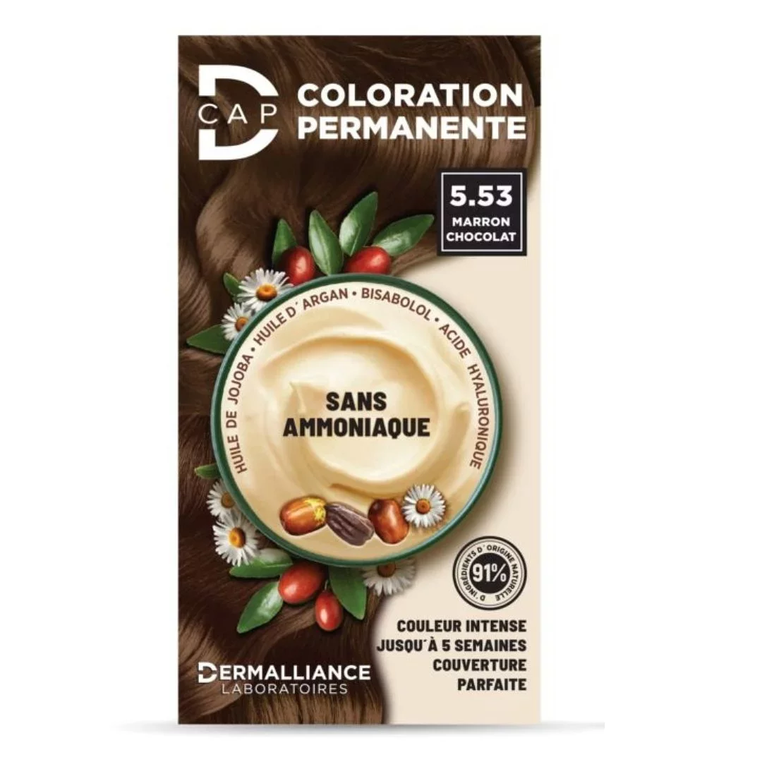 D-CAP COLORATION PERMANENTE NUMERO 5.53 MARRON CHOCOLAT