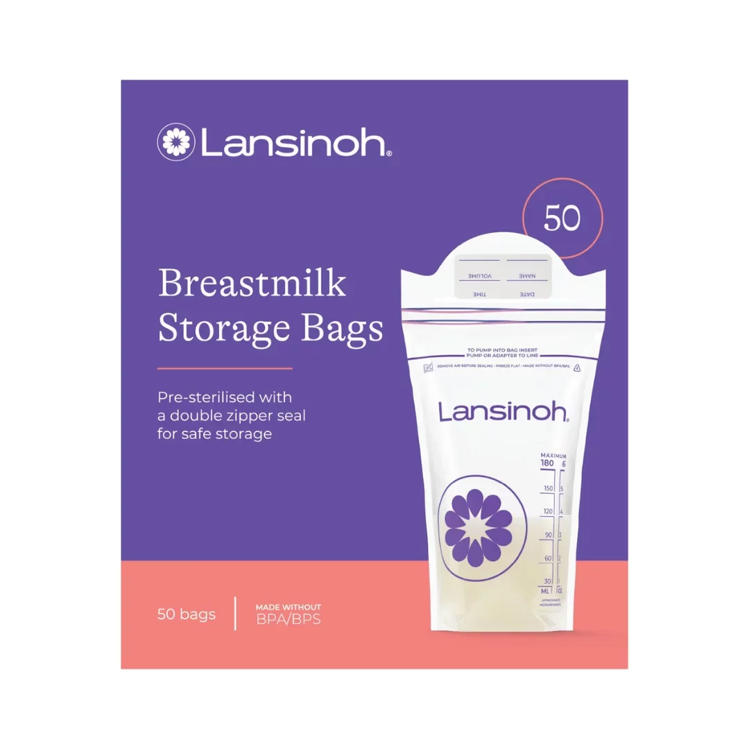 LANSINOH SACHETS DE CONSERVATION DE LAIT MATERNEL BOITE DE 50